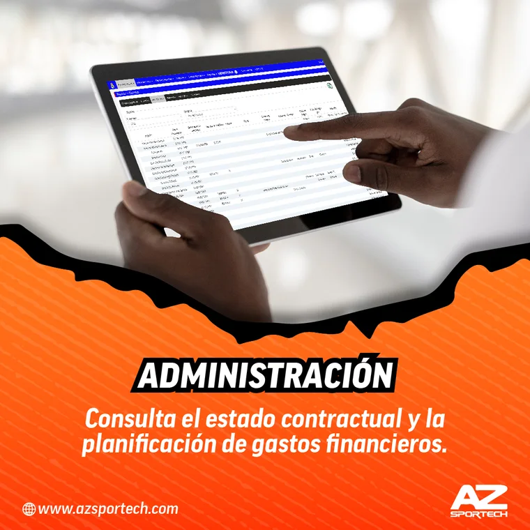 Consulta del estado contractual desde una tablet