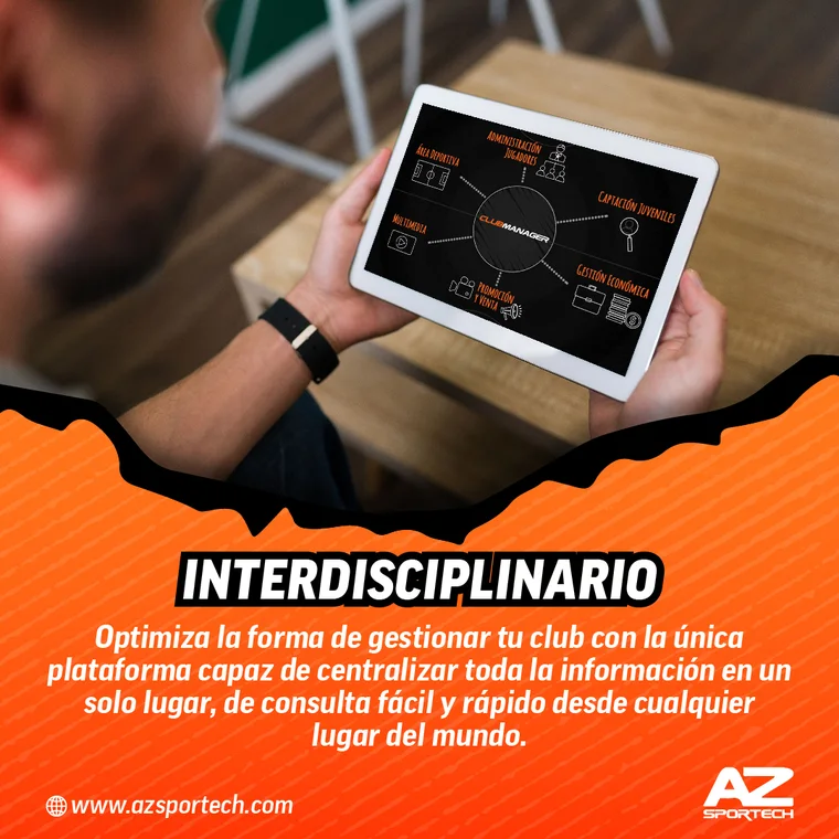 Gestión interdisciplinaria desde una tablet
